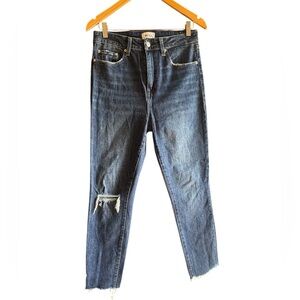 Pistola Dark Blue Distressed Jeans. Size 28